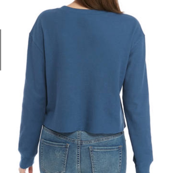 Cold Crush Long Sleeve Thermal Graphic T Shirt Size JR medium large blue - Picture 3 of 10